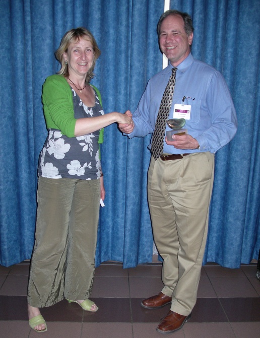 The sixth Iscowa award has been awarded to David Kosson at Wascon 2009 in Lyon.